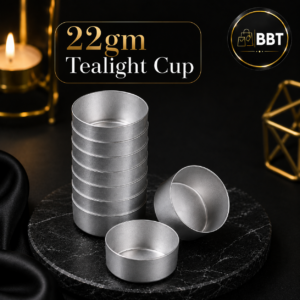 37 x 22mm Tealight Cups for 22gm Tealight Candle