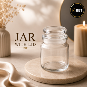 Glass Candle Jar with Lid for Candle Making | Reusable Candle Container