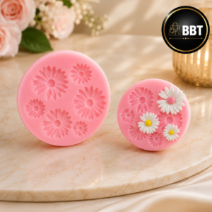 Multiple Small Daisy Flower Silicone Mold for DIY Candle Making | Reusable Silicone Mould