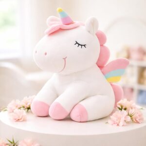 Sitting Unicorn Soft Toy for Kids | Cute Plush Stuffed Toy