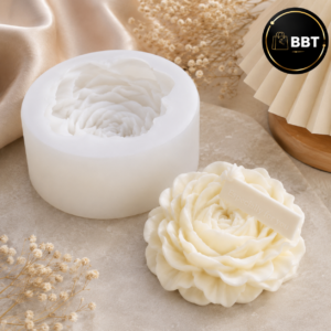 Peony Silicone Candle Mold for DIY Candle Making | Reusable Silicone Mould