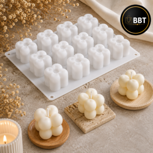 Bubble Candle Small Silicone Mold – 15 Cavity | DIY Candle Making Mould
