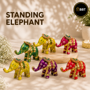 Standing Elephant | Decorative Elephant Showpiece for Home Décor, Gifting & Crafts