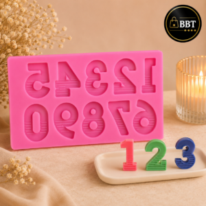 0-9 Number Silicone Candle Mold Set | DIY Candle Making Reusable Mould
