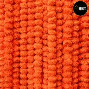 Orange Artificial Marigold Flowers – 5Pc Set | Decorative Genda Flowers for Hanging, Crafts & Festive Décor