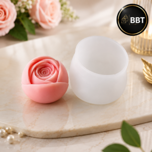 Rose Bud Silicone Candle Mold for DIY Candle Making | Reusable Silicone Mould