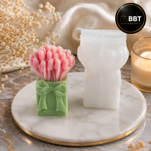 Flower Bouquet Silicone Candle Mold for DIY Candle Making | Reusable Silicone Mould