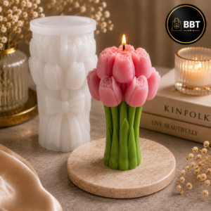 Tulip Silicone Candle Mold for DIY Candle Making | Reusable Silicone Mould