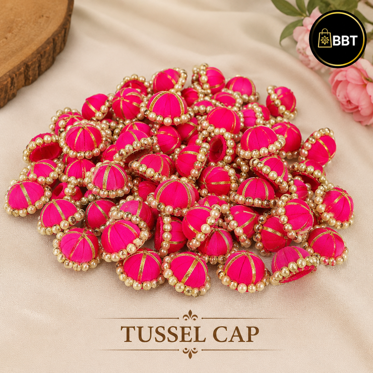 Tassel Cap for Lotus Hanging | Decorative Cap for Lotus Hangings, Torans & DIY Crafts