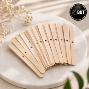 Wooden Wick Holder for Candle Making