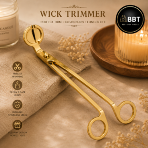 Metal Wick Trimmer Tool for Candle Care & Candle Making