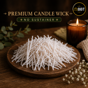 1 Inch Cotton Wick Without Sustainer for Candle Making - 1000pcs