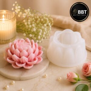 Multi Layer Lotus Silicone Mold | 3D Candle Making Mold