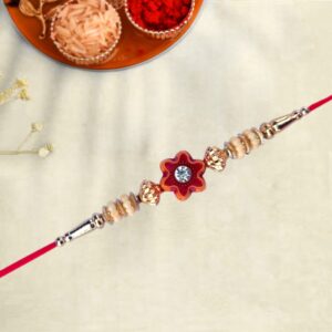 Flower Rakhi | Premium Designer Rakhi for Brother – Raksha Bandhan- Per Dozen (BBTR15)
