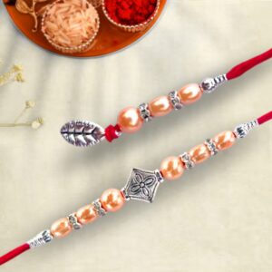 Lumba Rakhi Pair | Bhai Bhabhi Rakhi Pair for Raksha Bandhan - Dozen per Pair (BBTR04)