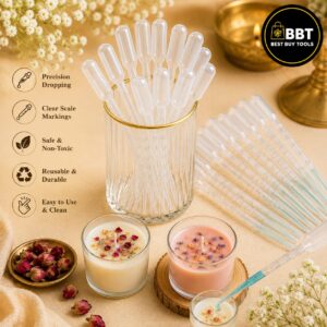 Plastic Dropper for Candle Making | Transfer Pipette for Fragrance Oil & Liquid Color